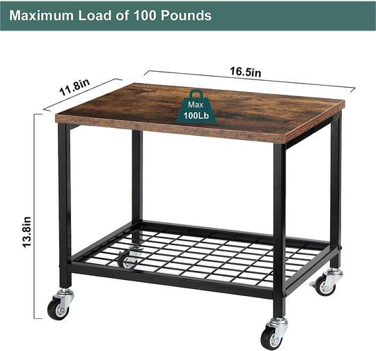 NEX™ 2-Tier Under Desk Printer Stand